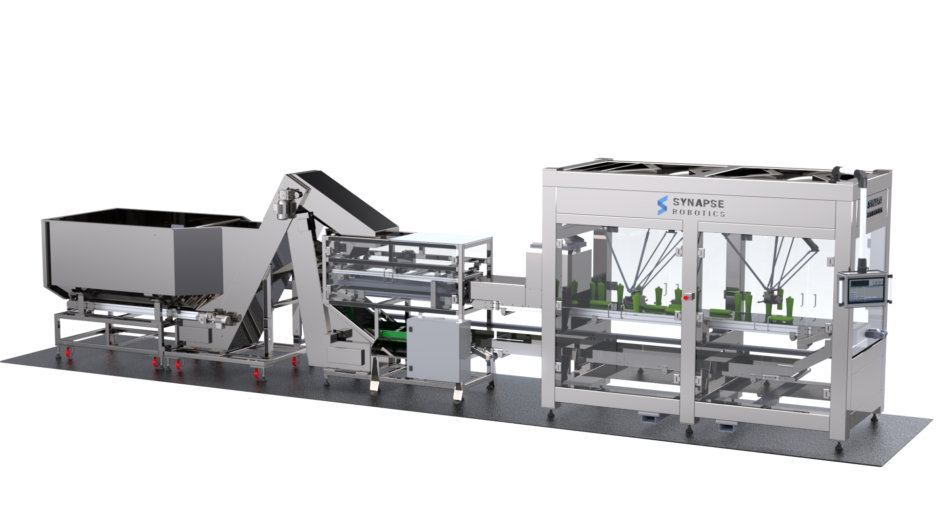 K-19 Bottle descrambling Bottle descrambling_Robotic solutions